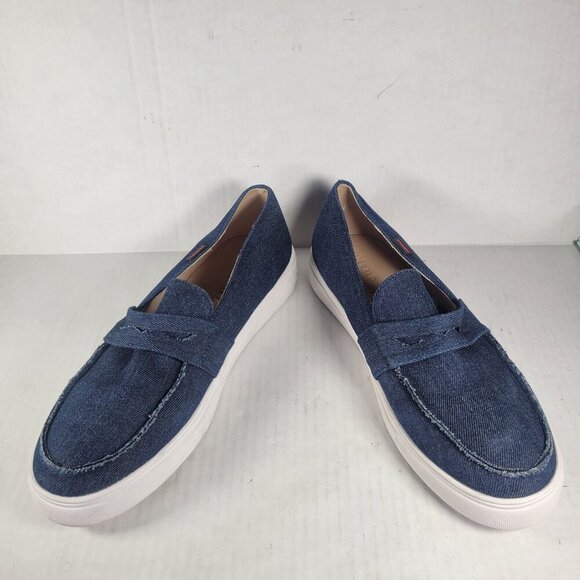Emerald Label Women Denim Slip-On Loafers Size 40 US 7/7.5 - Picture 7 of 8